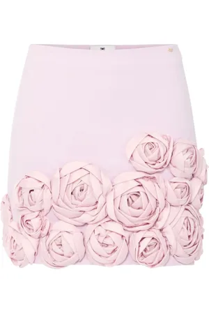 Elisabetta Franchi Minifalda con detalle floral