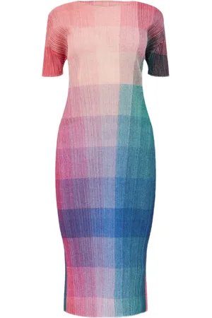 PLEATS PLEASE ISSEY MIYAKE Vestido midi plisado