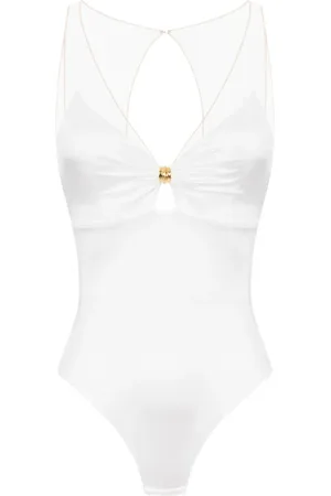 Elisabetta Franchi Body con cuello en V