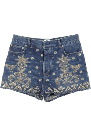 Dior Pantalones vaqueros cortos bordados 2010