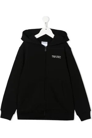 MARCELO BURLON Sudadera con capucha y logo bordado