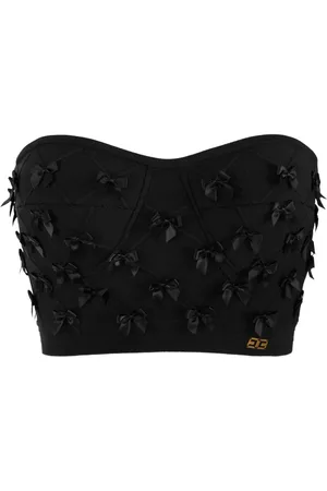 Elisabetta Franchi Top con detalle de lazo