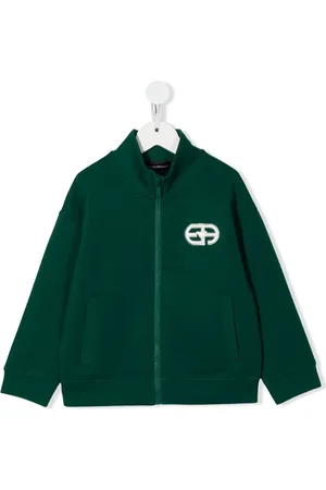Emporio Armani Cárdigan con logo estampado