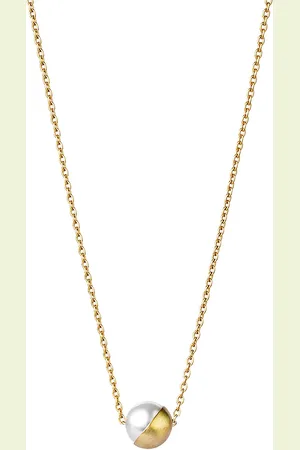 SHIHARA Half Pearl Necklace 45°