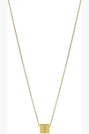 SHIHARA Collar Cube 01 en oro amarillo de 18kt