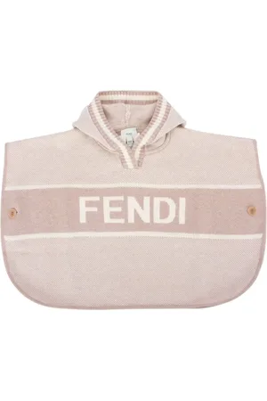 Fendi Capa con logo en jacquard