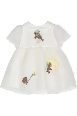 Fendi Vestido con logo bordado