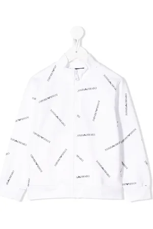 Emporio Armani Jersey con logo y cremallera