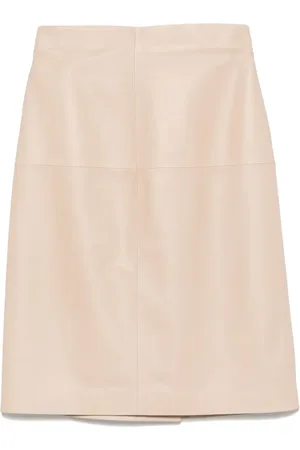 Kiton Minifalda de piel