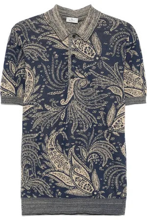 Etro Camisa con motivo de cachemira