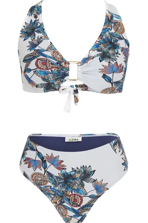 AMIR SLAMA Bikini con estampado floral