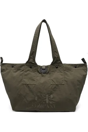 C.P. Company Bolso shopper con logo bordado