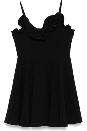 Elisabetta Franchi Vestido con apliques florales