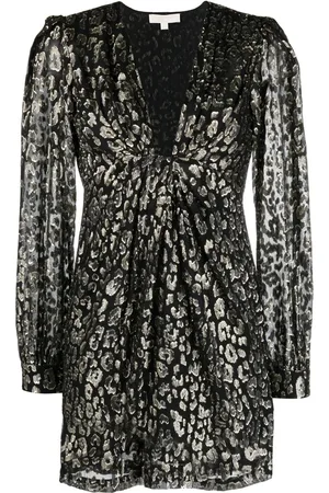 Michael Kors Vestido corto con estampado de leopardo