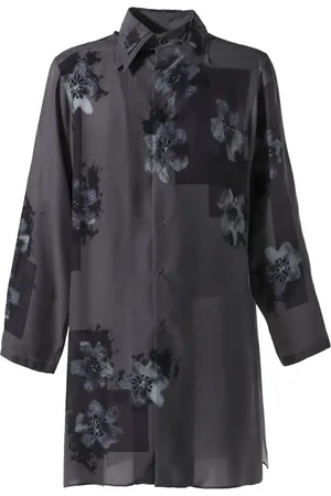YOHJI YAMAMOTO Camisa con estampado floral