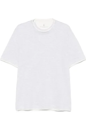 Brunello Cucinelli Camiseta con capa artificial