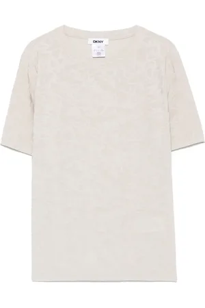 DKNY Camiseta con logo en jacquard