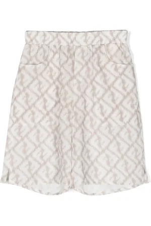 Fendi Pantalones cortos con motivo FF
