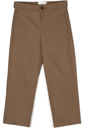 Fendi Pantalones chinos rectos con motivo FF