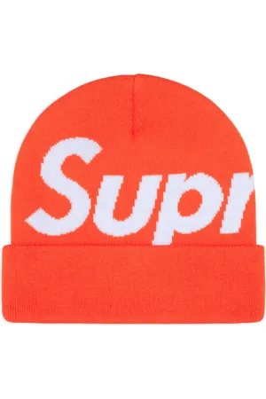 Supreme Gorro con logo en intarsia