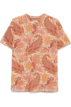 Etro Camiseta con estampado de cachemira