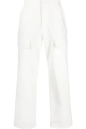 Sky High Farm Logo-patch wide-leg cargo jeans