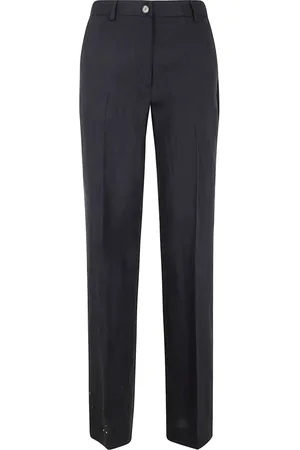 Paul Smith Pantalones de vestir de lino con pinzas