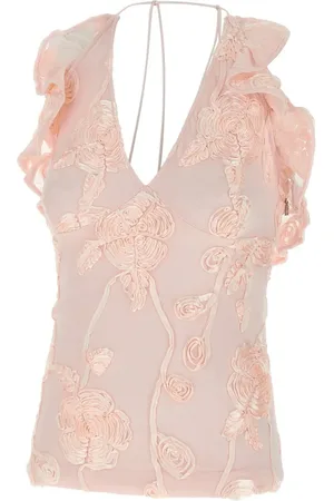 ROTATE Top con bordado floral