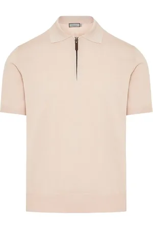 CANALI Polo con media cremallera