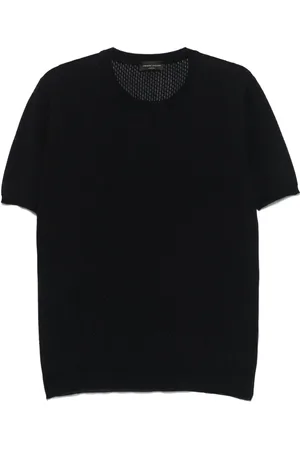 Roberto Collina Camiseta de punto calado