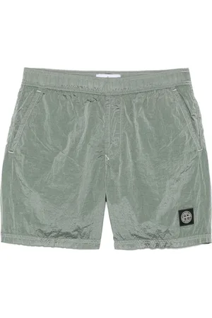 Stone Island Bañador con parche Compass