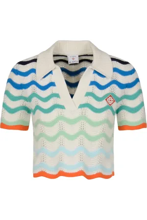 Casablanca Polo con motivo de ondas