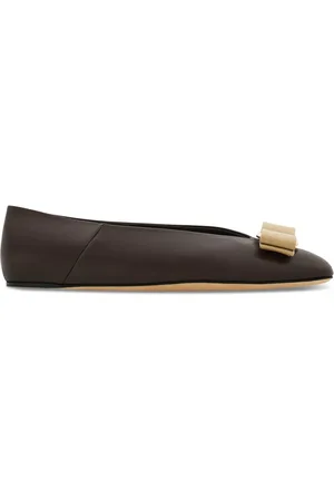 Salvatore Ferragamo Bailarinas Vara con detalle de lazo