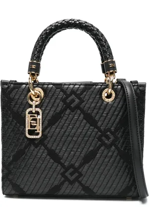 Elisabetta Franchi Bolso shopper pequeño en jacquard