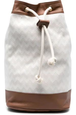 ELEVENTY Mochila con motivo chevron