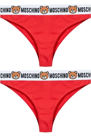 Moschino Pack de dos tangas con logo