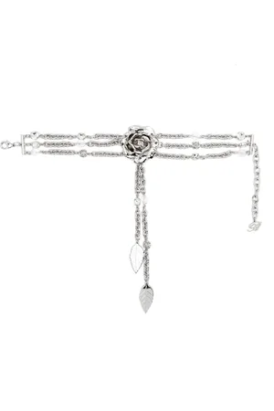 BLUMARINE Collar con motivo de rosa
