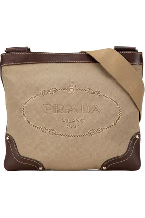 Prada Bandolera Canapa Logo de lona 2000-2024