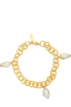 Liya Pulsera de cadena Pearline