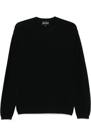 Emporio Armani Jersey con motivo en zigzag