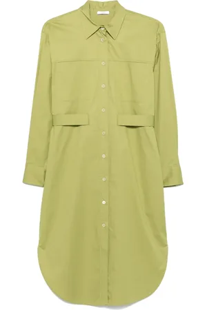 PESERICO SIGN Vestido midi estilo camisero
