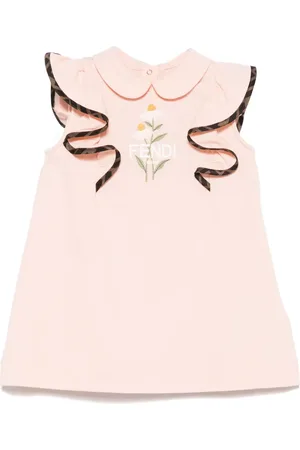 Fendi Vestido corto con volantes