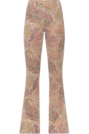 Etro Pantalones con estampado de cachemira