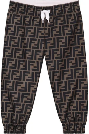Fendi Pantalones de chándal con estampado FF