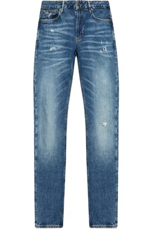 Emporio Armani Vaqueros con efecto envejecido