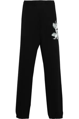 Y-3 Pantalones de chándal con estampado floral