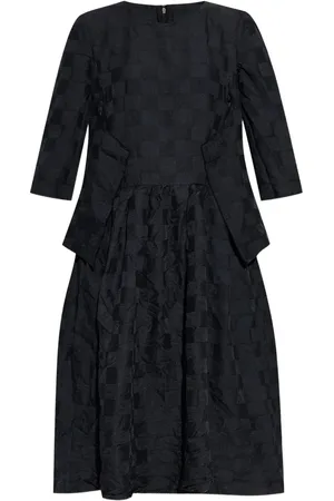Comme des Garçons Vestido con motivo de cuadros