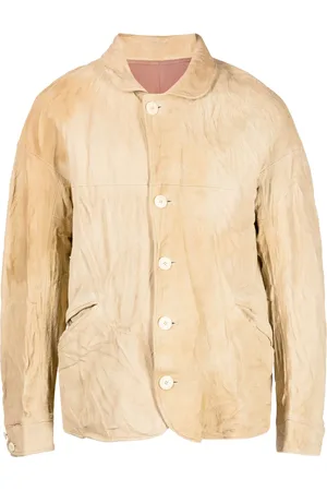 VISVIM Chaqueta con acabado arrugado