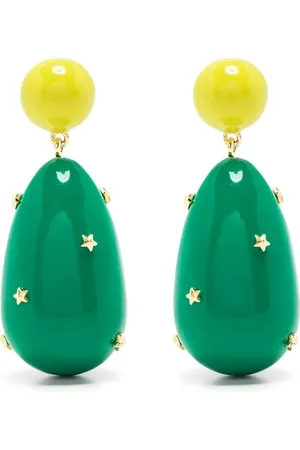 ESHVI Pendientes largos de dos tonos