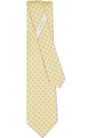Salvatore Ferragamo Corbata con estampado Football